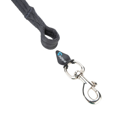 Corda de trabalho em cinta acolchoada Shires Cinzento
