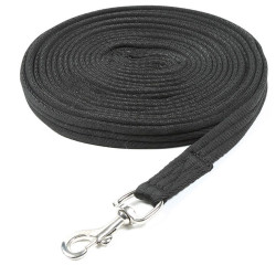 Corda de trabalho em cinta acolchoada Shires Preto