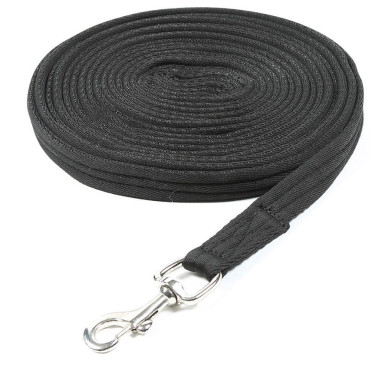 Corda de trabalho em cinta acolchoada Shires Preto