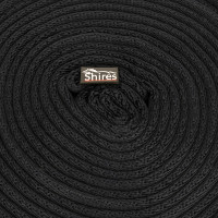 Corda de trabalho em cinta acolchoada Shires Preto