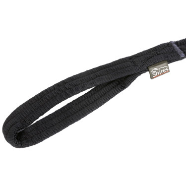 Corda de trabalho em cinta acolchoada Shires Preto