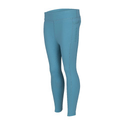 Legging de equitação React Non-Stop jovem cavaleiro Shires Aubrion Avelã Castanho