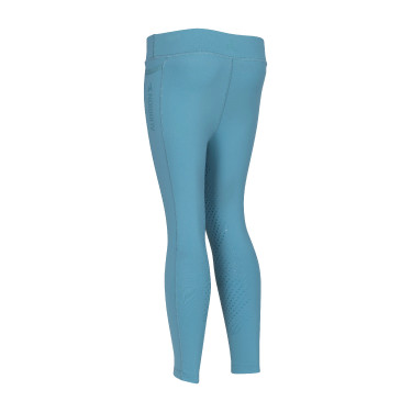 Legging de equitação React Non-Stop jovem cavaleiro Shires Aubrion Avelã Castanho
