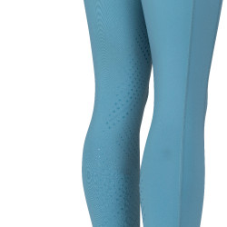 Legging de equitação React Non-Stop jovem cavaleiro Shires Aubrion Avelã Castanho