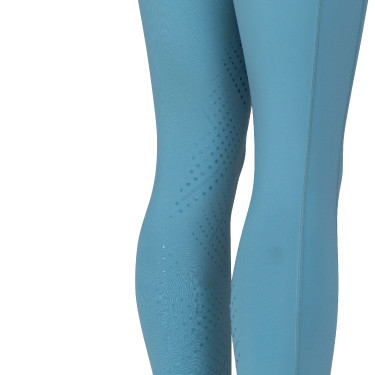Legging de equitação React Non-Stop jovem cavaleiro Shires Aubrion Avelã Castanho