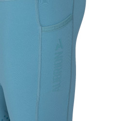 Legging de equitação React Non-Stop jovem cavaleiro Shires Aubrion Avelã Castanho