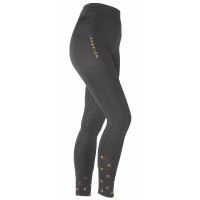 Legging de equitação de inverno Porter para menina Shires Aubrion Preto azeviche Legging de equitação de inverno Porter para menina Shires Aubrion Preto azeviche