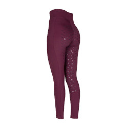 Legging de equitação Eltar jovem cavaleiro Shires Aubrion Cereja preta Preto