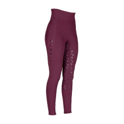 Legging de equitação Eltar jovem cavaleiro Shires Aubrion Cereja preta Preto