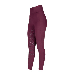 Legging de equitação Eltar jovem cavaleiro Shires Aubrion Cereja preta Preto
