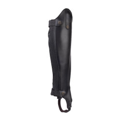 Mini-chaps sintéticos adulto Shires Moretta Preto Mini-chaps sintéticos adulto Shires Moretta Preto