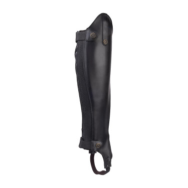 Mini-chaps sintéticos adulto Shires Moretta Preto Mini-chaps sintéticos adulto Shires Moretta Preto