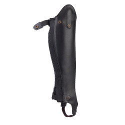 Mini-chaps sintéticos adulto Shires Moretta Preto Mini-chaps sintéticos adulto Shires Moretta Preto