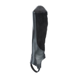 Mini-chaps sintéticos adulto Shires Moretta Preto Mini-chaps sintéticos adulto Shires Moretta Preto