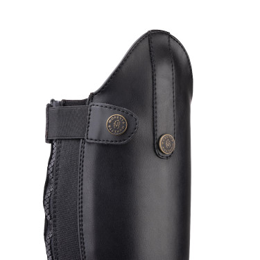 Mini-chaps sintéticos adulto Shires Moretta Preto Mini-chaps sintéticos adulto Shires Moretta Preto