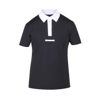 Camisa de concurso com zíper Optima MX masculino Shires Aubrion Preto Camisa de concurso com zíper Optima MX masculino Shires Aubrion Preto