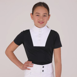 Camisa de concurso equestre júnior Shires Aubrion MX