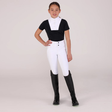 Camisa de concurso equestre júnior Shires Aubrion MX