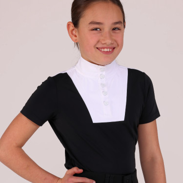 Camisa de concurso equestre júnior Shires Aubrion MX