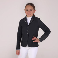 Casaco de concurso Optima LX jovem cavaleiro Shires Aubrion Preto