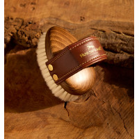 Escova facial Horseware Signature Madeira / fibras naturais Castanho