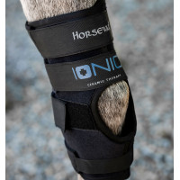 Guarnições para jarretes Horseware Ionic Therapy Preto