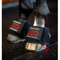 Mini ligaduras de terapia por luz vermelha LED Horseware Conjunto de 4 Preto / preto