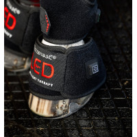 Mini ligaduras de terapia por luz vermelha LED Horseware Conjunto de 4 Preto / preto
