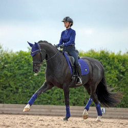 Tapete LeMieux Loire Memory Dressage Square Azul tinta