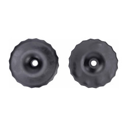 Anilhas de freio silicone ergonômicas Shires equitação