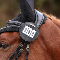 Porta-número redondo x4 Shires Velociti Preto