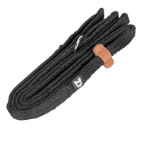 Trela tipo laço em fita acolchoada Shires Digby & Fox Preto