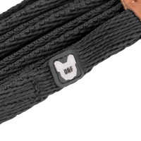 Trela tipo laço em fita acolchoada Shires Digby & Fox Preto