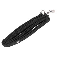 Trela em fita acolchoada Shires Digby & Fox Preto