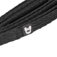 Trela em fita acolchoada Shires Digby & Fox Preto