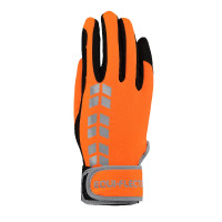 Luvas de equitação Shires Equi-Flector® Laranja vivo
