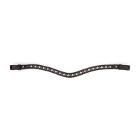 Frontal de strass preto Shires Velociti Gara Preto