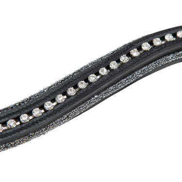 Testeira de cabeçada equitação Shires Velociti com strass