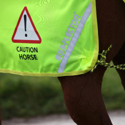 Capa traseira refletora equitação Shires Equi-Flector