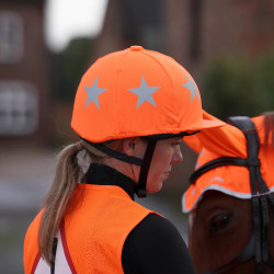 Capa refletora para capacete equestre Shires Equi‑Flector
