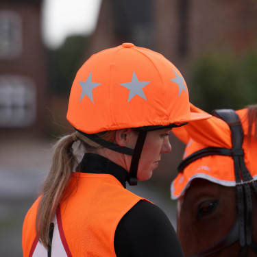 Capa refletora para capacete equestre Shires Equi‑Flector