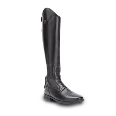 Botas de equitação Ortona padrão masculino Shires Moretta Preto