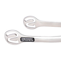 Esporas de roldana com bola Shires Aço inoxidável Cinzento
