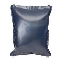 Saco de feno com zíper em PVC resistente Shires FreeGraze Marinho Azul-marinho
