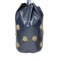 Saco de feno em PVC resistente Shires FreeGraze Marinho Azul-marinho