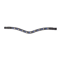 Frontal de três tons Shires Velociti Gara Preto / azul