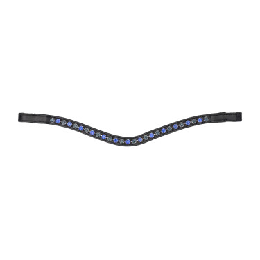 Frontal bicolor Shires Velociti Gara Preto / azul
