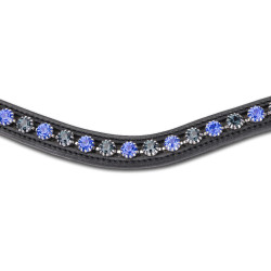 Frontal bicolor Shires Velociti Gara Preto / azul
