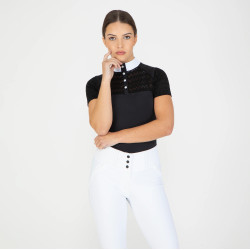 Camisa de equitação concurso Aubrion Optima VX UPF50