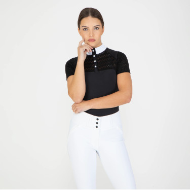 Camisa de equitação concurso Aubrion Optima VX UPF50